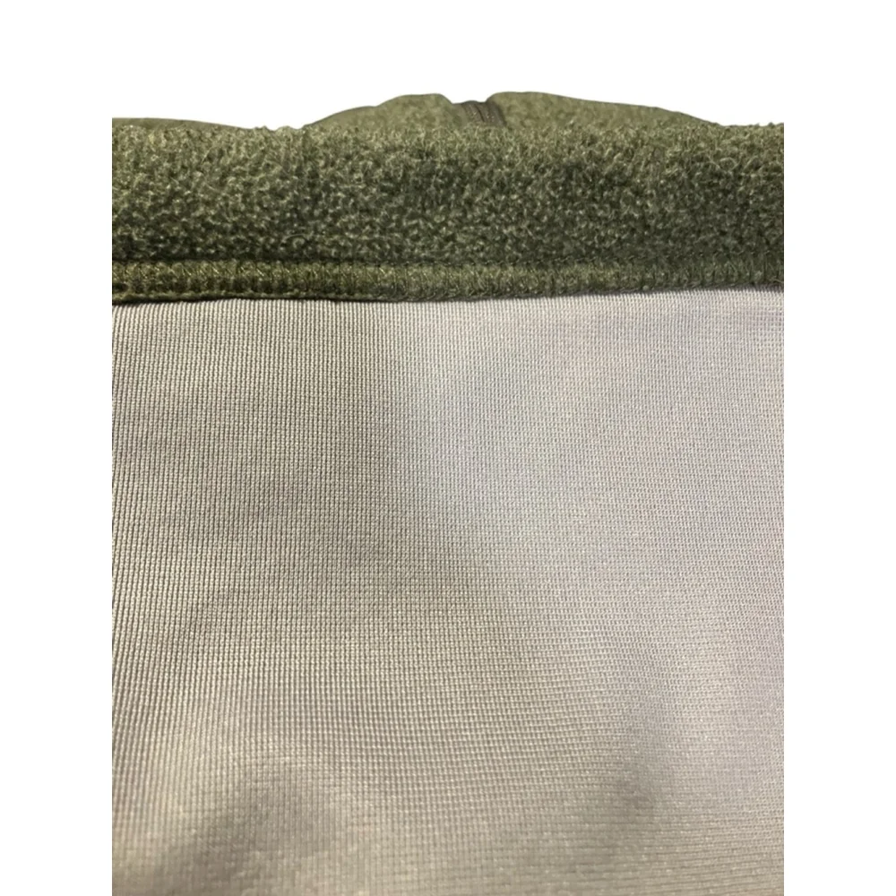 The North Face Olive Green Fleece Jacket Size L